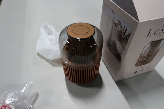 Højttaler/bordlampe LEMUS Nova Oak