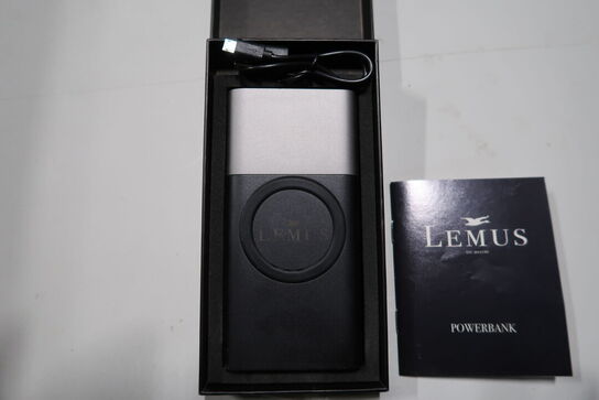 Powerbank 8000 mah LEMUS Silver