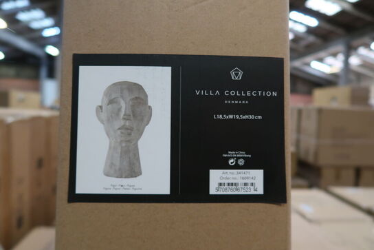 80 stk. Figur Hoved Talvik Cement Grå H30