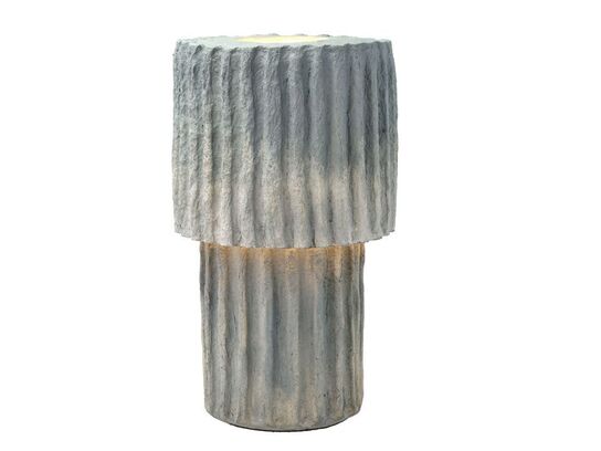 6 stk. Lampe Styles 25 x 44 cm Blå Papmache