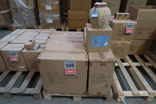 20 stk. Vase Styles 21 x 21 cm Natur Papir