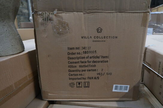 84 stk. Figur Hoved Talvik Cement Lys olivengrøn H30