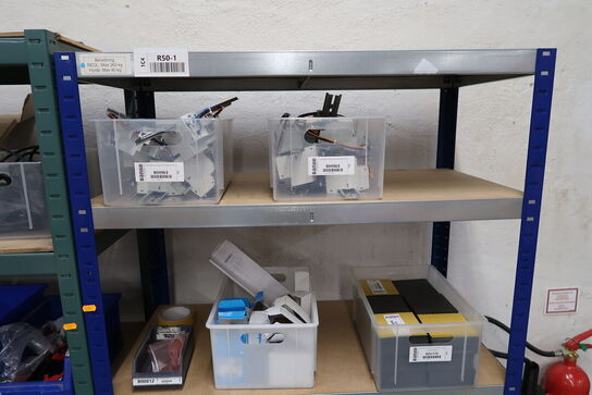 5 fag lagerreoler med varelager/reservedele