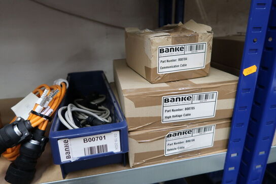 5 fag lagerreoler med varelager/reservedele