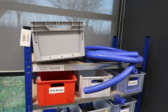 Lagerreol med div. Varelager