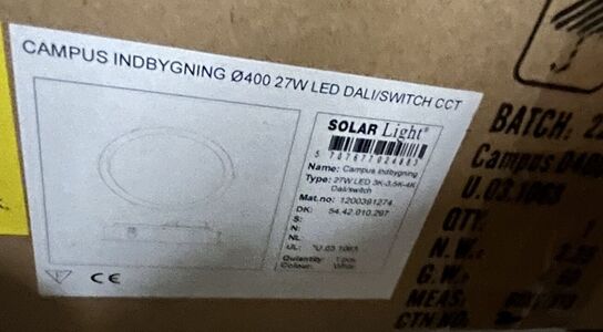 Pll. Lamper SOLAR LIGHT Ocus II Kryds (2 ks.) + Campus (5 ks.)