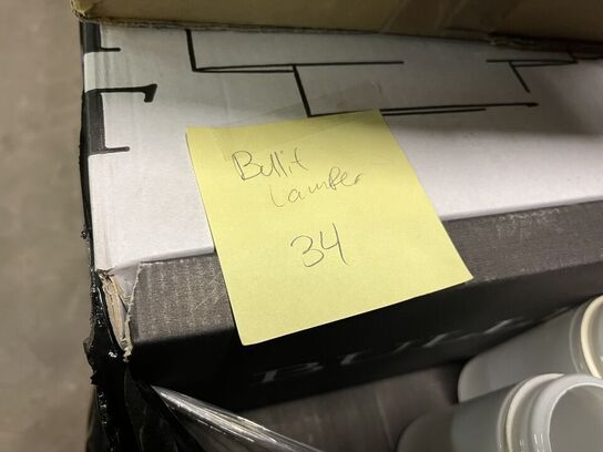 Pll. Lamper BULLIT VÆG (34 Stk.) + CIRIUS (13 Stk.)