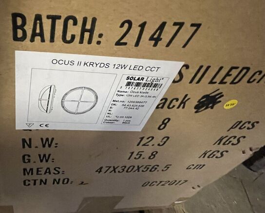 Pll. Lamper SOLAR LIGHT Ocus II Kryds (2 ks.) + Campus (5 ks.)