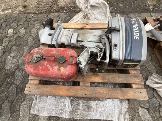 Påhængsmotor EVINRUDE 25 + Brændstofsdunk
