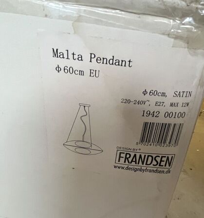 Parti Lamper MALTA PENDANT, LINNEN 