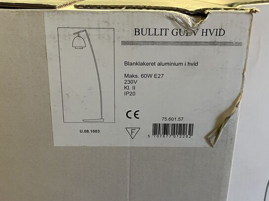 9 Stk. Lamper Bulit Hvid Aluminum