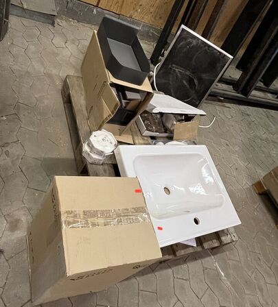 Håndvask+ VVS Messing dele + Skuffetilbehør VAUTH SAGEL