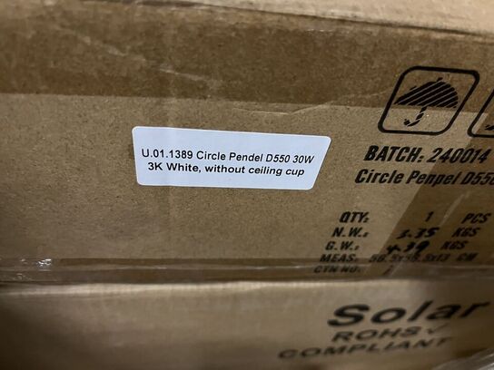 Pll. Lamper SOLAR LIGHT Circle Pendel