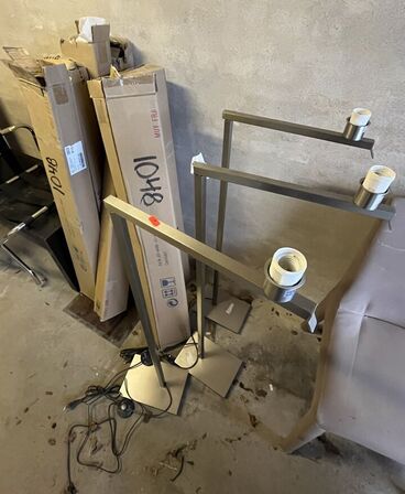 10 Stk. Gulvlamper LA CREU