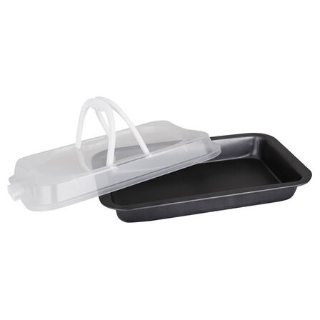 2 stk. Aldente bradepande med låg sort 36 cm