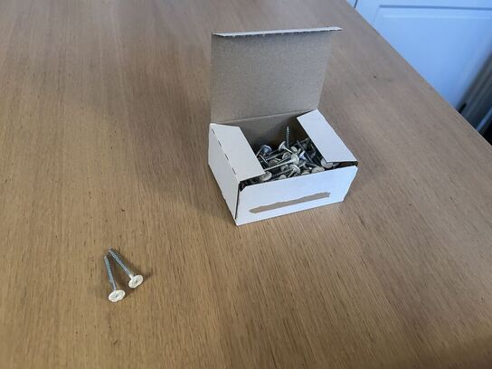 Skruer til Troldtekt, 5,0x45mm WHITE 500stk