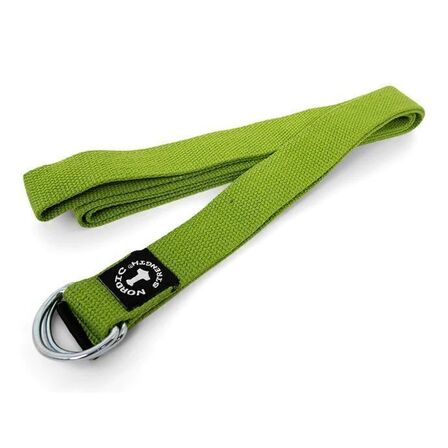 10 stk. Yogabælte med metallukning - Grøn