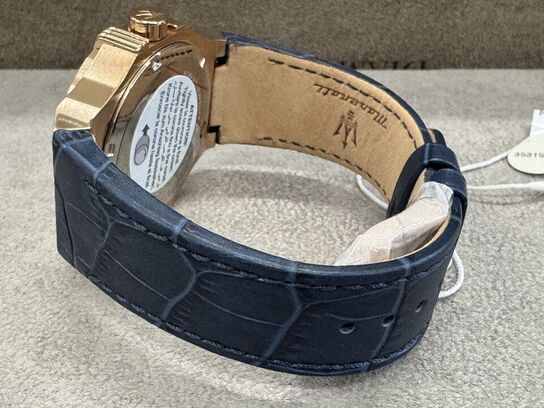 Armbåndsur  MASERATI POTENZA 42 MM 3H BLUE DIAL BLUE STRAP