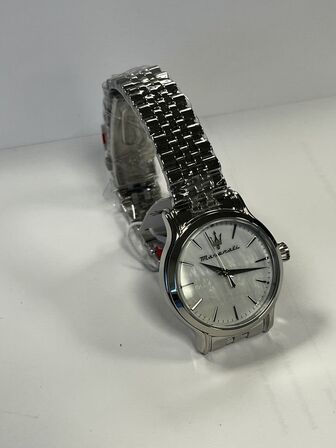 Armbåndsur  MASERATI EPOCA 34 MM 3H WHITE MOP DIAL BR SS