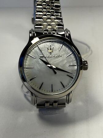 Armbåndsur  MASERATI EPOCA 34 MM WHITE MOP DIAL BR SS