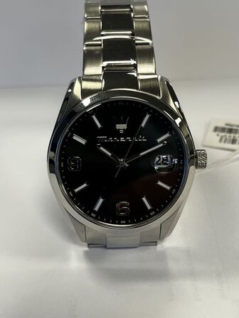 Armbåndsur  MASERATI ATTRAZIONE 43 MM 3H BLACK DIAL BR SS