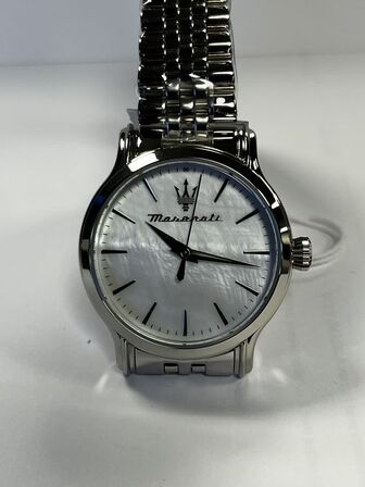 Armbåndsur  MASERATI EPOCA 34 MM 3H WHITE MOP DIAL BR SS