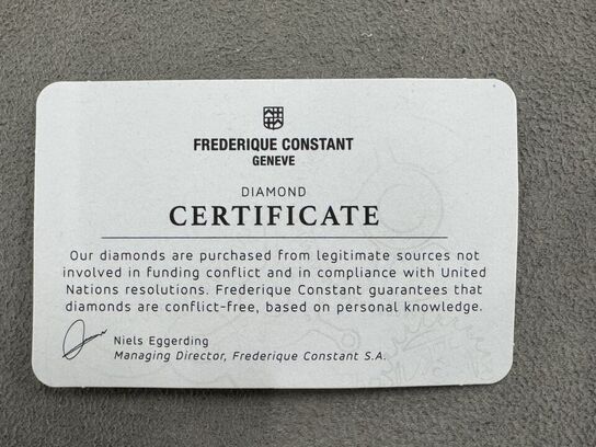 Armbåndsur FREDERIQUE CONSTANT ULTRA SLIM, HIGH PRECISSION QRTZ, SS