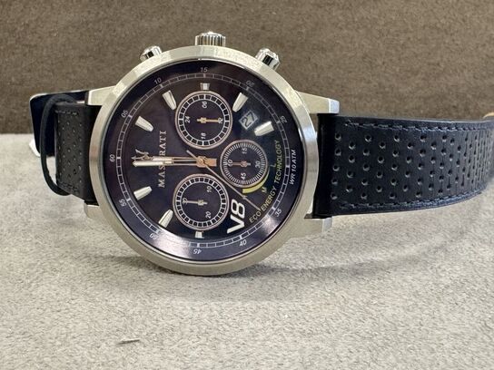 Armbåndsur  MASERATI GRANTURISMO CHRONOGRAPH 44 MM SILVER/BLUE