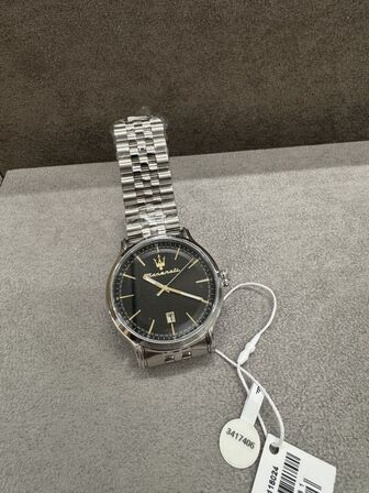 Armbåndsur  MASERATI EPOCA 42 MM 3H BLACK DIAL BR SS