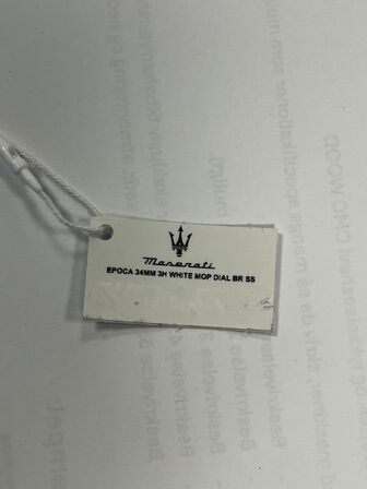 Armbåndsur  MASERATI EPOCA 34 MM 3H WHITE MOP DIAL BR SS
