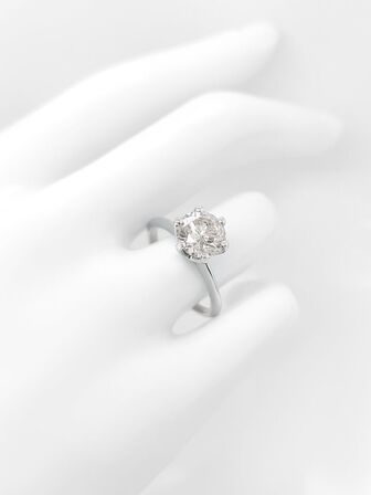 Diamant Ring 2.02 CT. 14 KT. Hvidguld (inkl. IGI Certifikat)