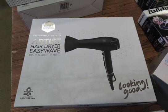 Hårtørre, Krøllejern & strygejern OBH NORDICA