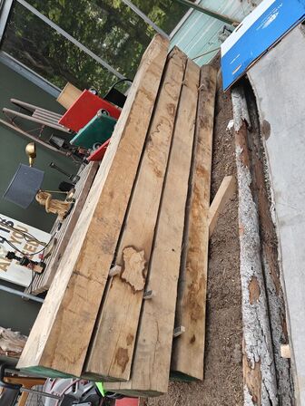 4 stk. Ege sveller str. 260 x 25 x 15