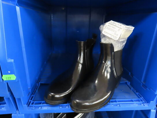 Gummiestøvletter - Str. 37