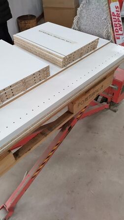 4 stk. usamlet højskabe H: 195,2 x B: 50 x D: 32,0