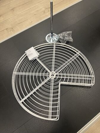 3/4 karrusel til hjørneskab