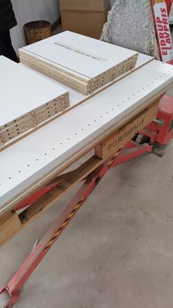 4 stk. usamlet højskabe H: 195,2 x B: 50 x D: 32,0