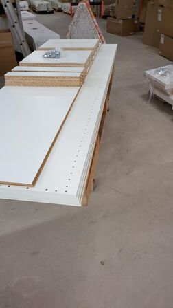 4 stk. usamlet højskabe H: 195,2 x B: 50 x D: 32,0