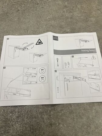 Strygebrædtsudtræk uden skab