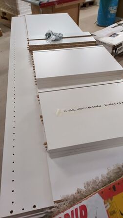 4 stk. usamlet højskabe H: 195,2 x B: 50 x D: 32,0