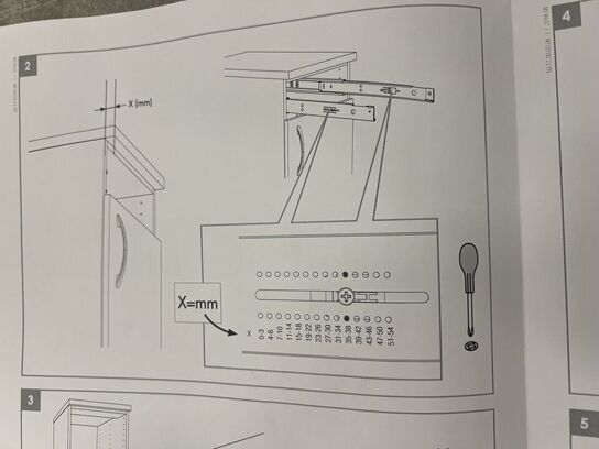 Strygebrædtsudtræk uden skab