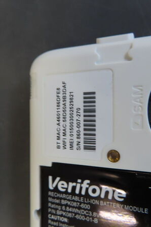 Dankort terminal VERIFONE