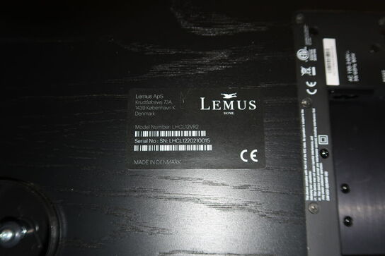 Soundbar/Lydmøbel LEMUS Home Classic 1200 Black Ash