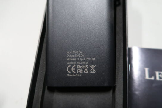 Powerbank 8000 mah LEMUS Silver