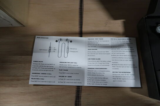 In-ear headset LEMUS EarSound+