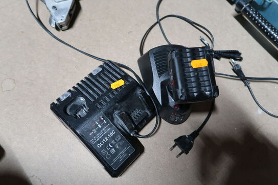 2 stk. ladere samt batteri