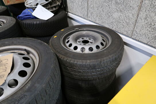 4 stk. fælge med dæk MICHELIN 195/65 R 16