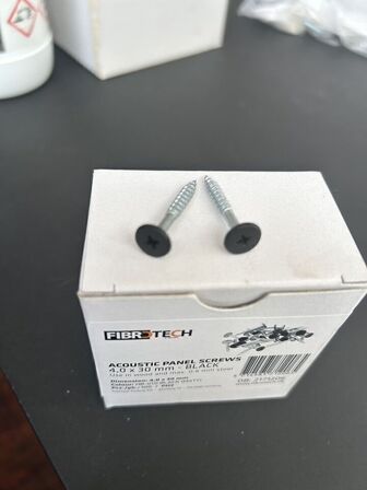 Skruer til akustikpanel 10 pakker