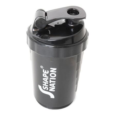 5 stk. Shaker Pro fra ShapeNation - med pillerum og proteinrum