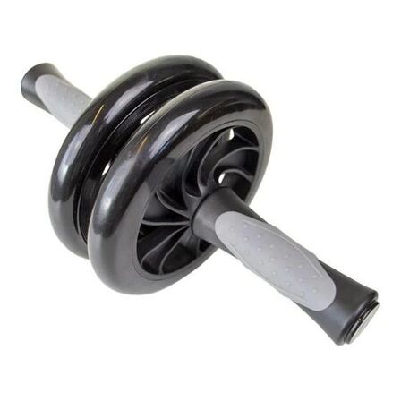 7 stk. Mavehjul med 2 hjul - Sort